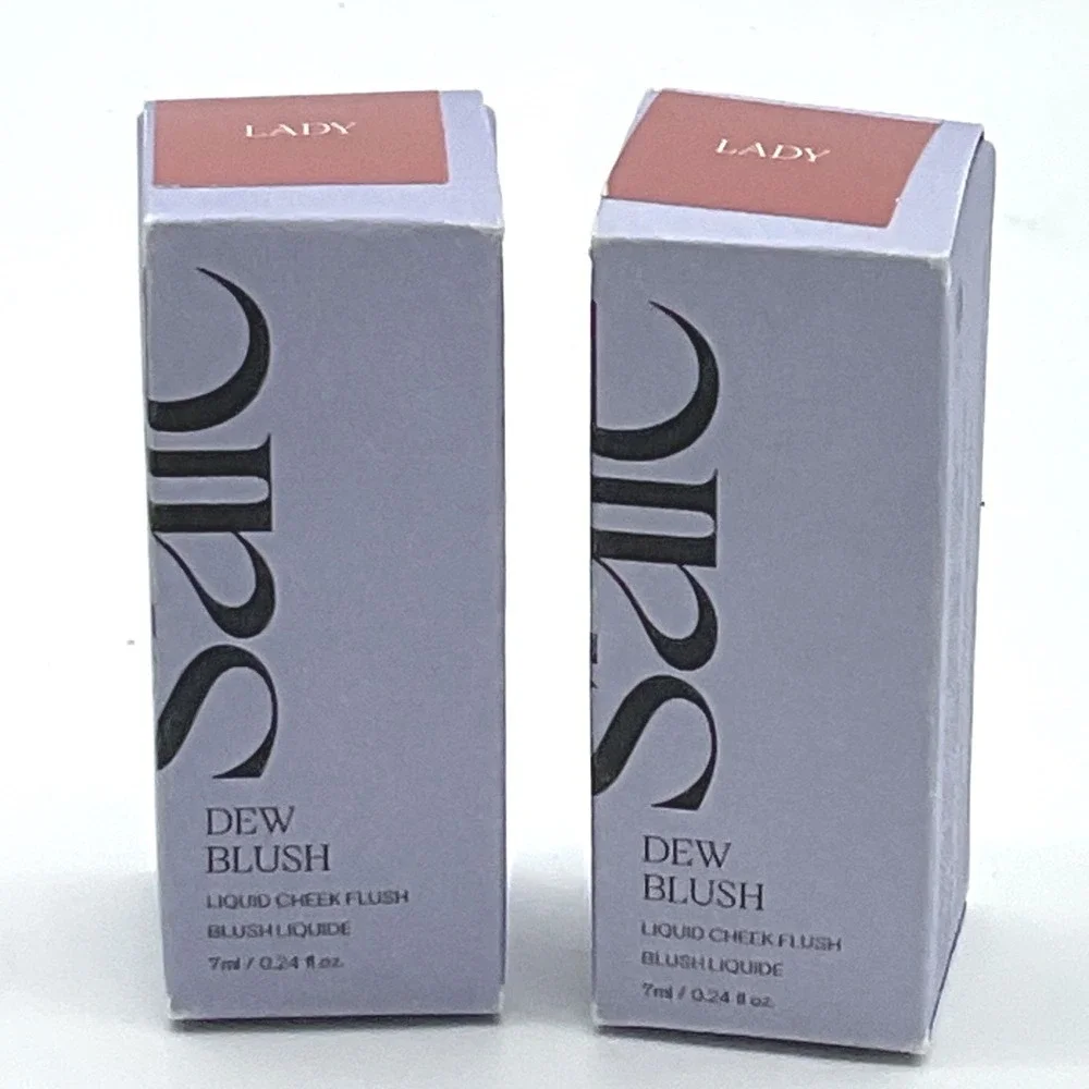 Saie Dew Blush Liquid Cheek Flush Lady 2 Pack New In Box 0.24 fl oz Each